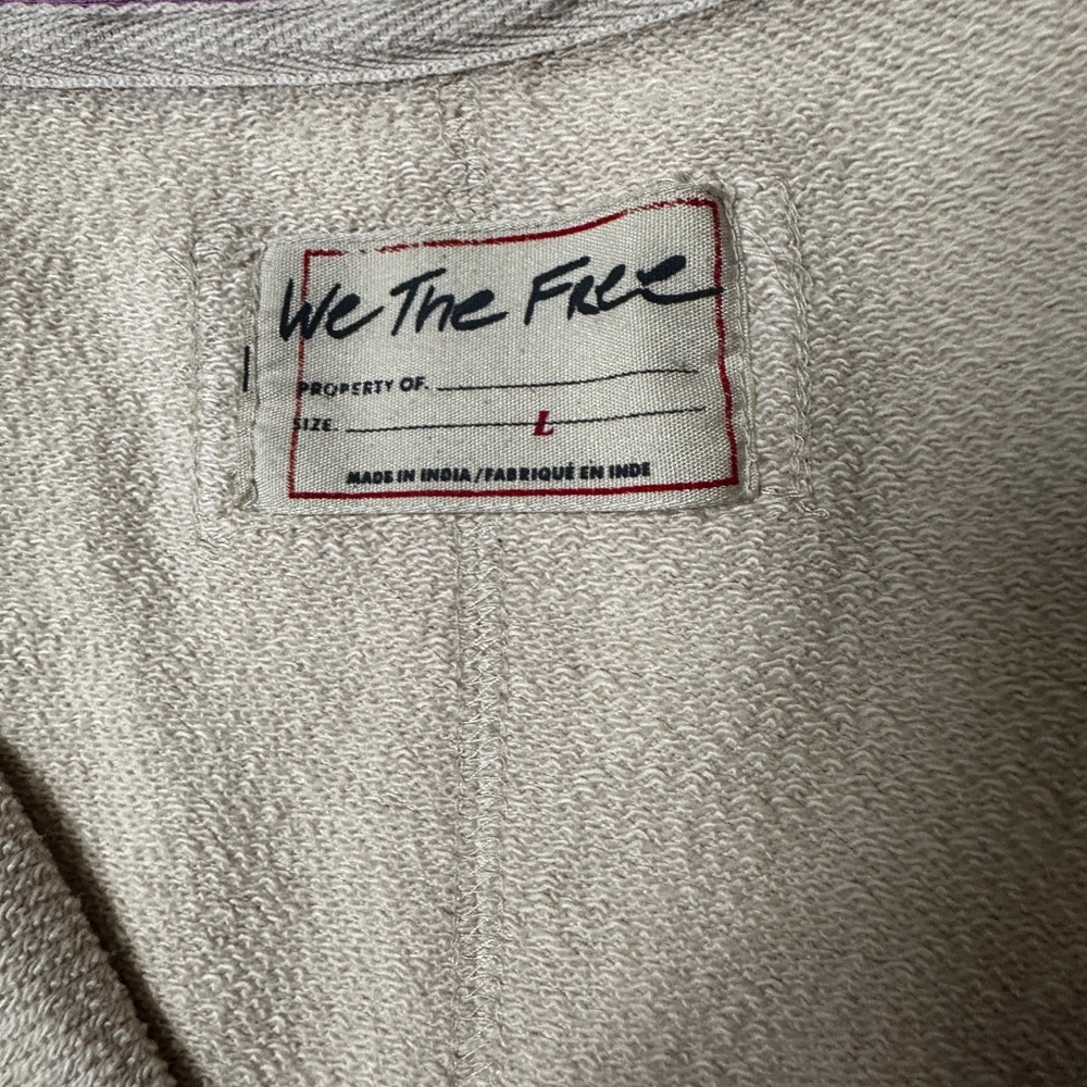 Free People We The Free Clean Prep Polo Pullover Size Large - Picture 4 of 11